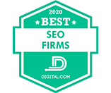 2020 Award Best SEO Firms from digital.com